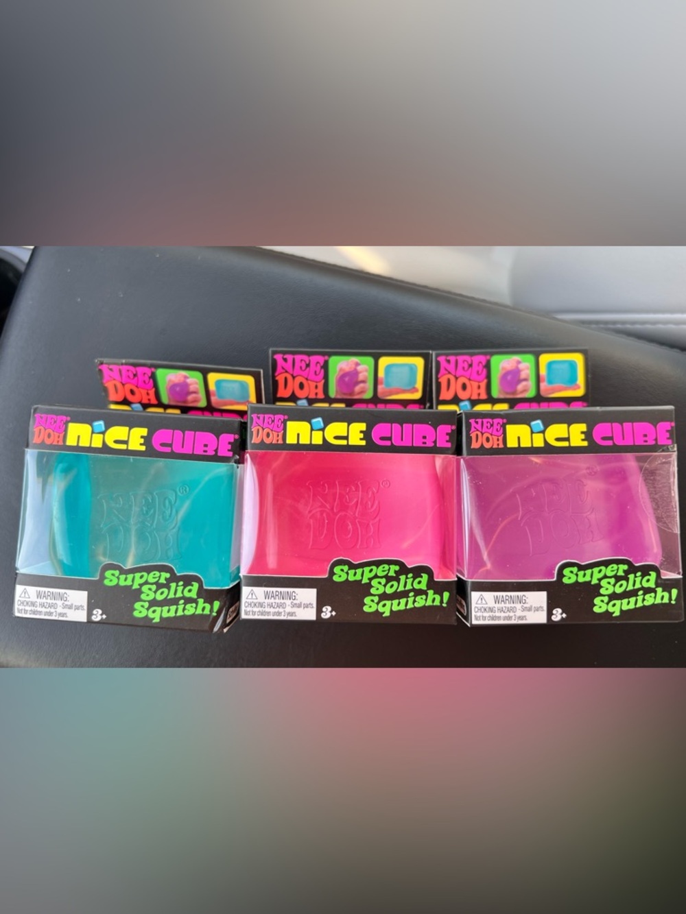 🔥VIRAL NeeDoh BUNDLE LOT of 3 Nee Doh Nice Cube Squish Nee Doh New Fast Ship